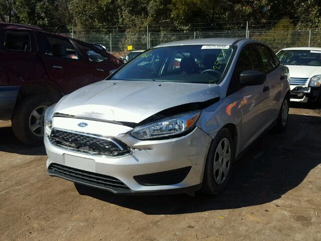 1FADP3E29FL353911 - 2015 FORD FOCUS S SILVER photo 2