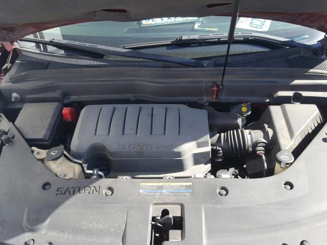 5GZER23788J120794 - 2008 SATURN OUTLOOK XR ბურგუნდია ფოტო 7