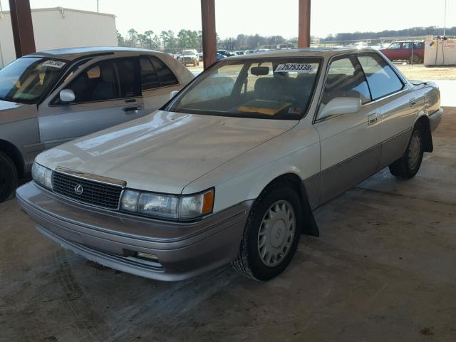 JT8VV22T1L0101352 - 1990 LEXUS ES 250 WHITE photo 2