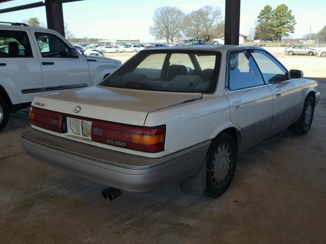 JT8VV22T1L0101352 - 1990 LEXUS ES 250 WHITE photo 4