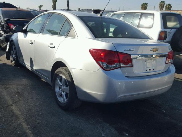 1G1PC5SB1E7351976 - 2014 CHEVROLET CRUZE LT SILVER photo 3