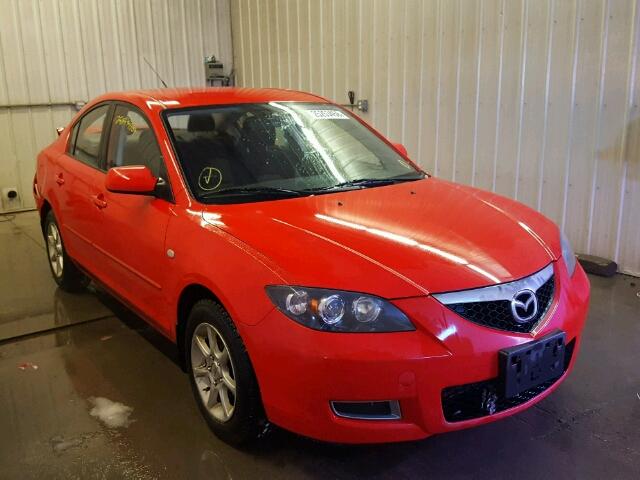 JM1BK12F371646633 - 2007 MAZDA 3 I RED photo 1