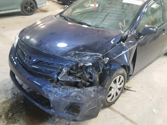 5YFBU4EE9DP218278 - 2013 TOYOTA COROLLA BA BLUE photo 9