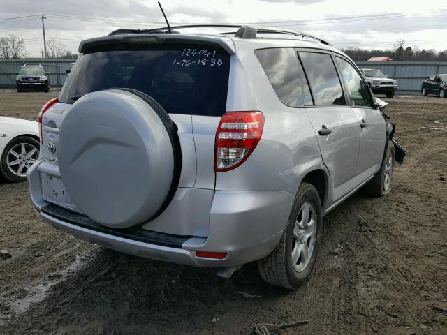 JTMZF4DV5A5014337 - 2010 TOYOTA RAV4 SILVER photo 4