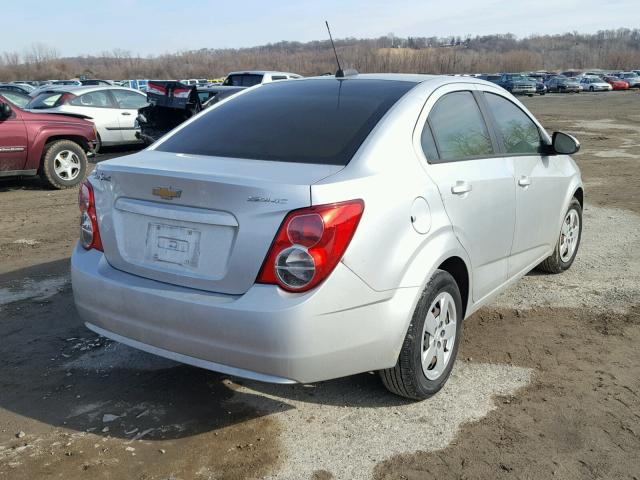 1G1JA5SH3G4107217 - 2016 CHEVROLET SONIC LS SILVER photo 4