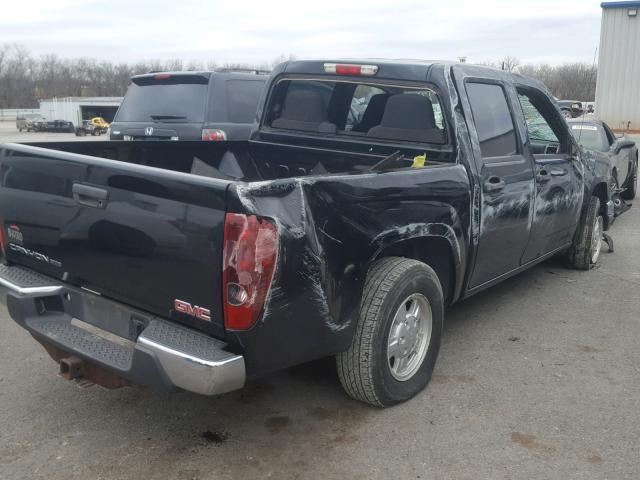 1GTCS13E088112363 - 2008 GMC CANYON BLACK photo 4