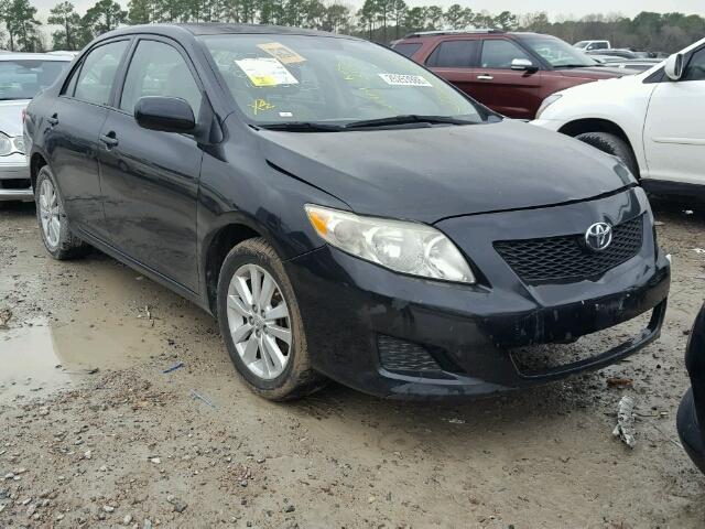 1NXBU40E89Z103085 - 2009 TOYOTA COROLLA BA BLACK photo 1