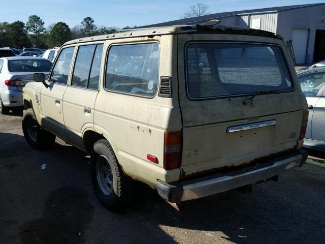 JT3FJ60G3D0067984 - 1983 TOYOTA LANDCRUISE TAN photo 3