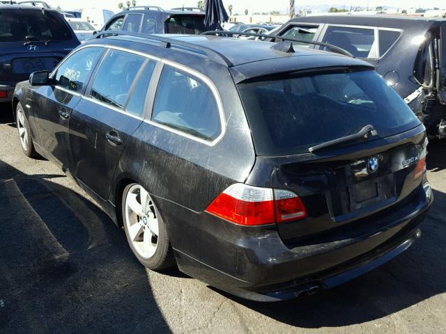 WBANN73516CN02589 - 2006 BMW 530 XIT BLACK photo 3