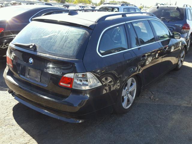 WBANN73516CN02589 - 2006 BMW 530 XIT BLACK photo 4