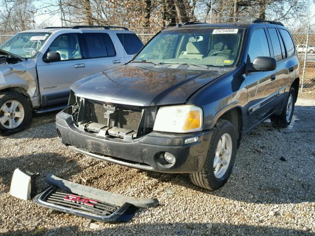 1GKDT13S552165263 - 2005 GMC ENVOY CHARCOAL photo 2