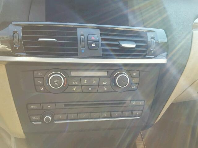 5UXWX9C57E0D35525 - 2014 BMW X3 XDRIVE2 BLUE photo 9