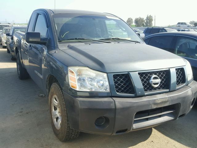 1N6AA06A25N538708 - 2005 NISSAN TITAN XE BLUE photo 1