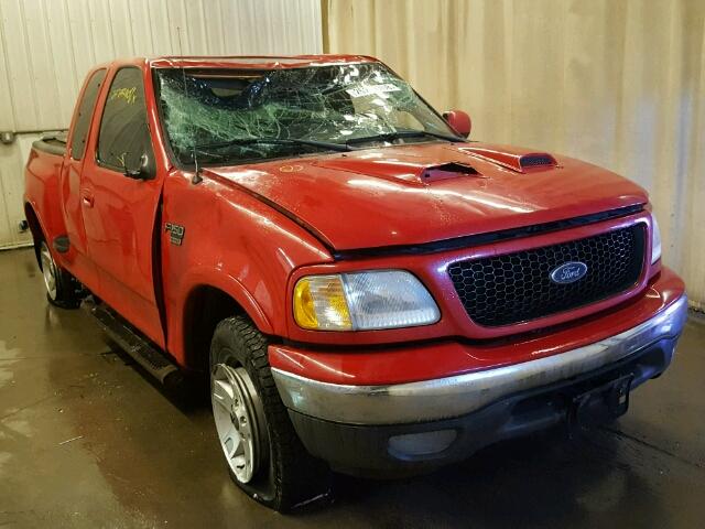 2FTRX08W42CA31520 - 2002 FORD F150 RED photo 1