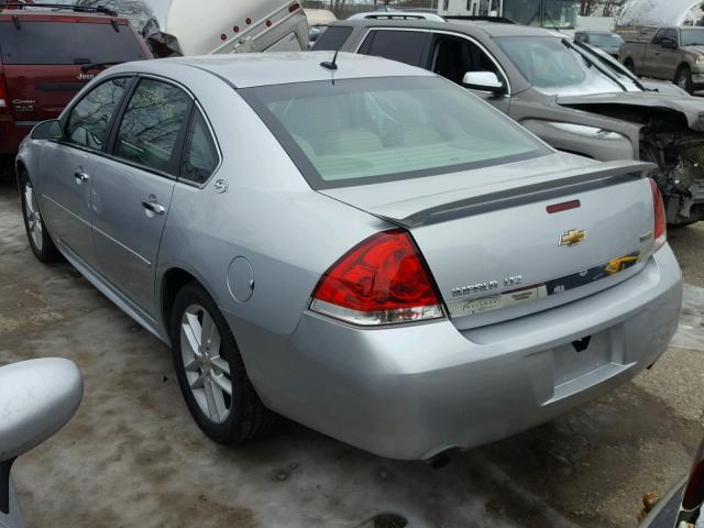 2G1WU57M491315205 - 2009 CHEVROLET IMPALA LTZ SILVER photo 3