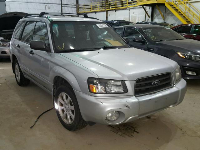 JF1SG65605H732552 - 2005 SUBARU FORESTER 2 SILVER photo 1