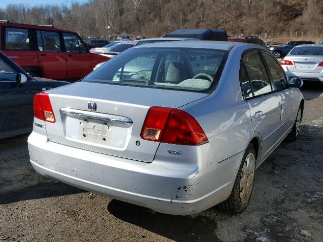 2HGES26781H506268 - 2001 HONDA CIVIC EX SILVER photo 4