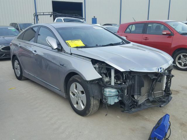 KMHEC4A45BA000932 - 2011 HYUNDAI SONATA HYB SILVER photo 1