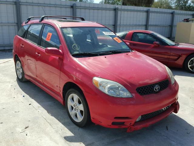 2T1KR32E74C287258 - 2004 TOYOTA COROLLA MA RED photo 1