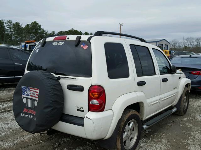 1J4GK58K14W160588 - 2004 JEEP LIBERTY LI WHITE photo 4