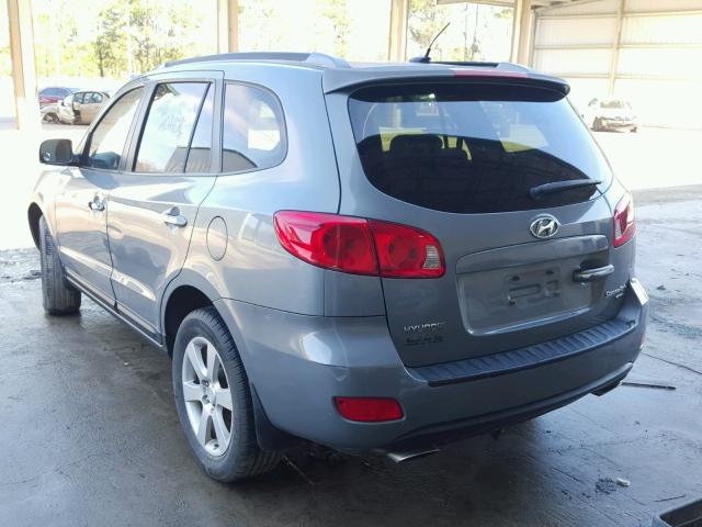 5NMSH13E38H150758 - 2008 HYUNDAI SANTA FE S BLUE photo 3