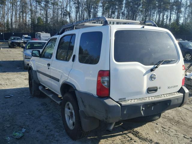 5N1ED28Y54C676072 - 2004 NISSAN XTERRA XE WHITE photo 3