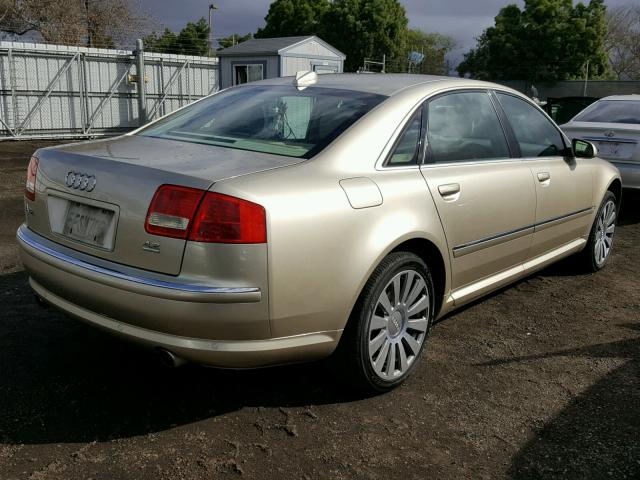 WAUML44E94N007007 - 2004 AUDI A8 L QUATT GOLD photo 4