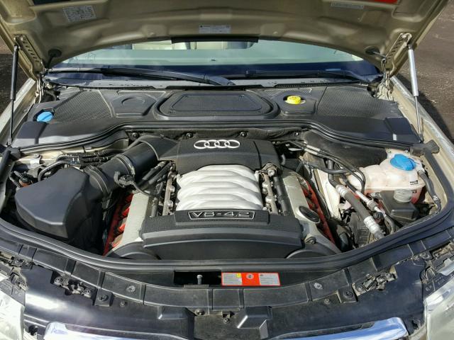 WAUML44E94N007007 - 2004 AUDI A8 L QUATT GOLD photo 7