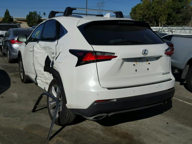 JTJYARBZXH2052264 - 2017 LEXUS NX 200T WHITE photo 3