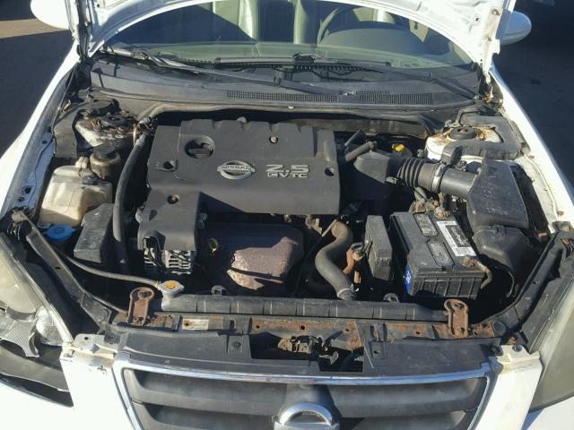 1N4AL11E54C136596 - 2004 NISSAN ALTIMA BAS WHITE photo 7