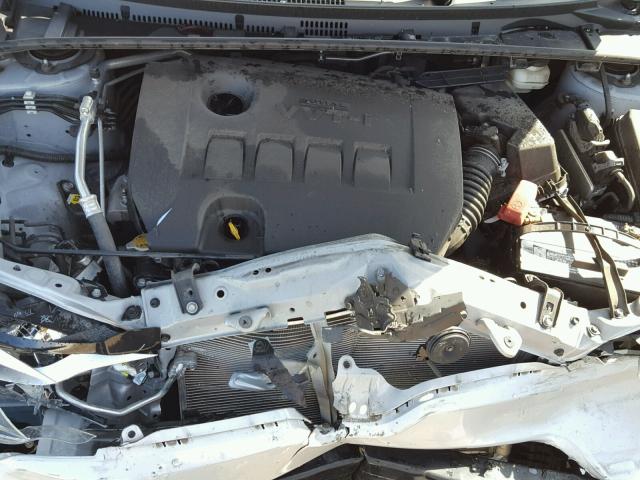 2T1BURHE5EC001031 - 2014 TOYOTA COROLLA L SILVER photo 7