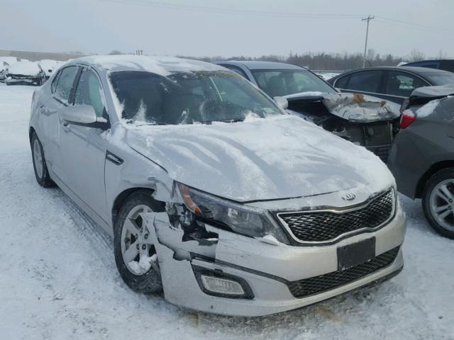 5XXGM4A7XFG477581 - 2015 KIA OPTIMA LX SILVER photo 1