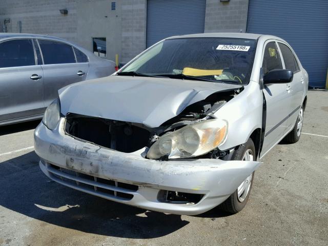 1NXBR32E93Z162615 - 2003 TOYOTA COROLLA CE SILVER photo 2