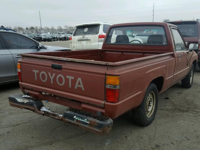 JT4RN50R1G0209987 - 1986 TOYOTA PICKUP 1/2 RED photo 4