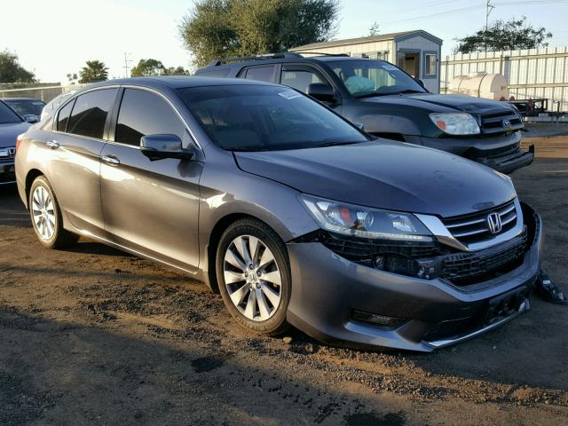 1HGCR2F79FA077473 - 2015 HONDA ACCORD EX GRAY photo 1