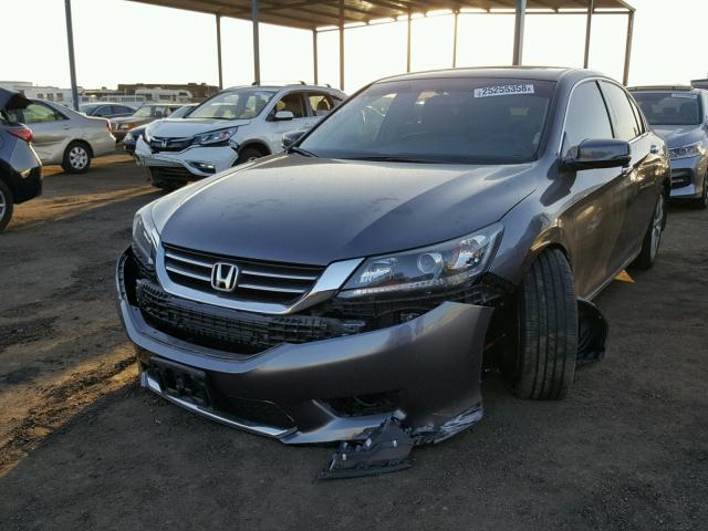 1HGCR2F79FA077473 - 2015 HONDA ACCORD EX GRAY photo 2