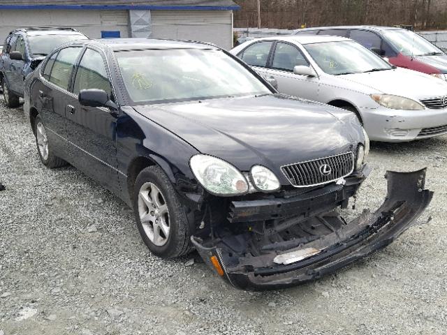 JT8BD69S840203453 - 2004 LEXUS GS 300 BLACK photo 1