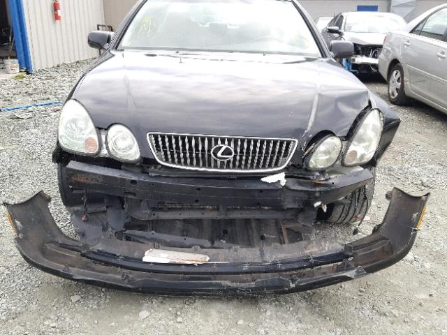 JT8BD69S840203453 - 2004 LEXUS GS 300 BLACK photo 9