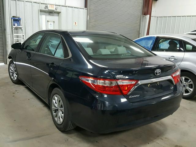 4T1BF1FK7FU086359 - 2015 TOYOTA CAMRY LE BLUE photo 3