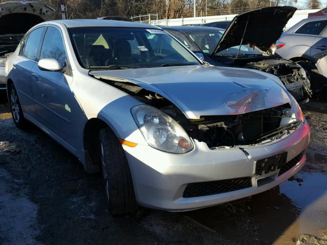 JNKCV51F56M617294 - 2006 INFINITI G35 SILVER photo 1