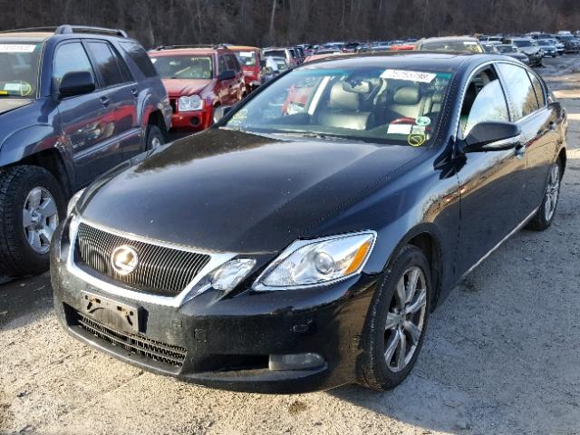 JTHCE1KS8A0025375 - 2010 LEXUS GS 350 BLACK photo 2