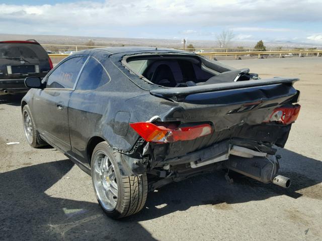 JH4DC53052C042567 - 2002 ACURA RSX TYPE-S BLACK photo 3