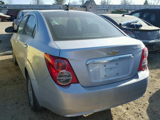 1G1JC5SH9D4239646 - 2013 CHEVROLET SONIC LT SILVER photo 3