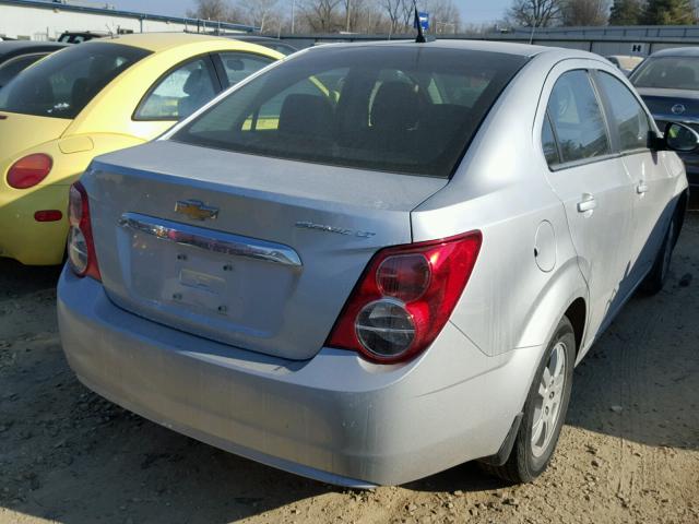 1G1JC5SH9D4239646 - 2013 CHEVROLET SONIC LT SILVER photo 4