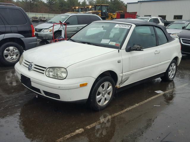 3VWDC21V71M810185 - 2001 VOLKSWAGEN CABRIO GLX 白色 照片 2
