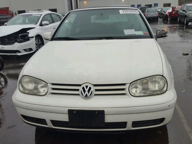 3VWDC21V71M810185 - 2001 VOLKSWAGEN CABRIO GLX WHITE photo 7