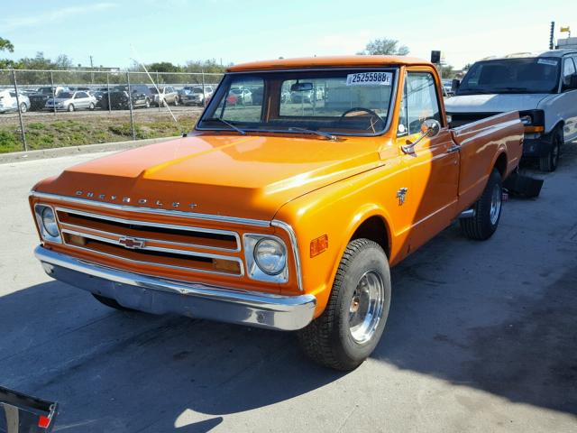 CE148S116903 - 1968 CHEVROLET C10 ORANGE photo 2