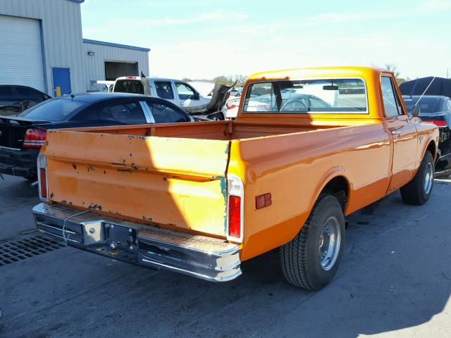 CE148S116903 - 1968 CHEVROLET C10 ORANGE photo 4