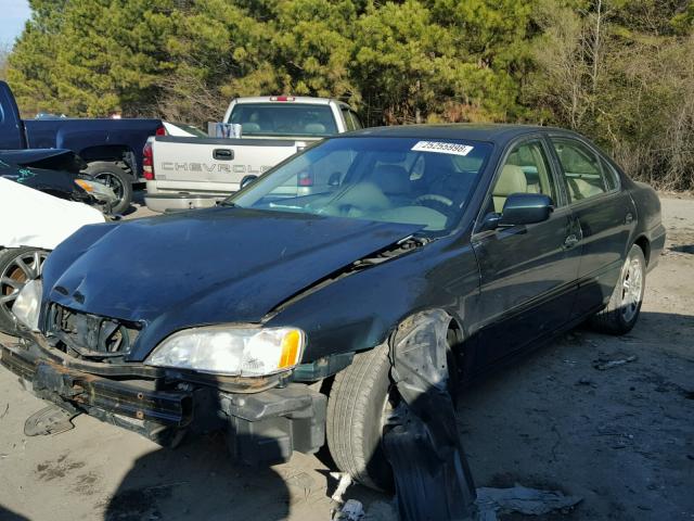 19UUA5665YA036247 - 2000 ACURA 3.2TL GREEN photo 2