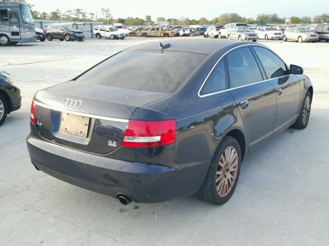 WAUDH74F26N117069 - 2006 AUDI A6 3.2 QUA BLUE photo 4